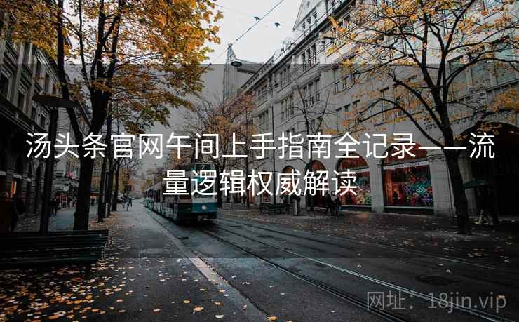 汤头条官网午间上手指南全记录——流量逻辑权威解读