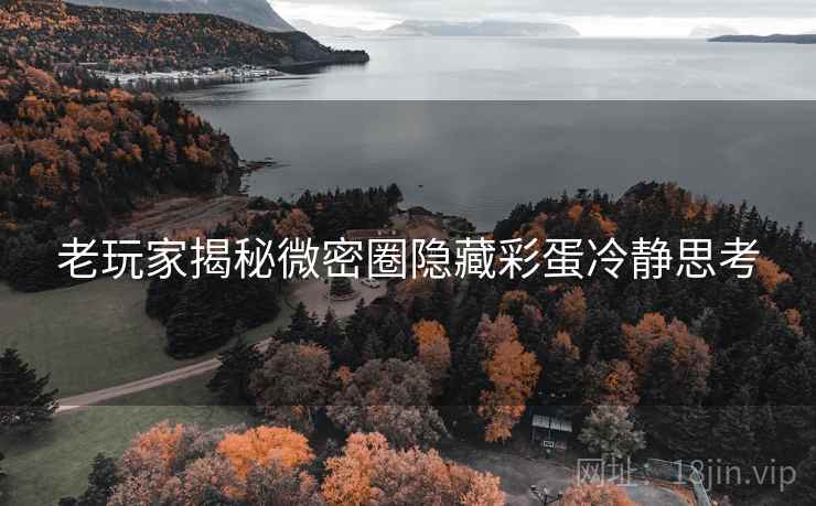 老玩家揭秘微密圈隐藏彩蛋冷静思考